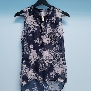 Aeropostale Floral Sleeveless Fashion Top